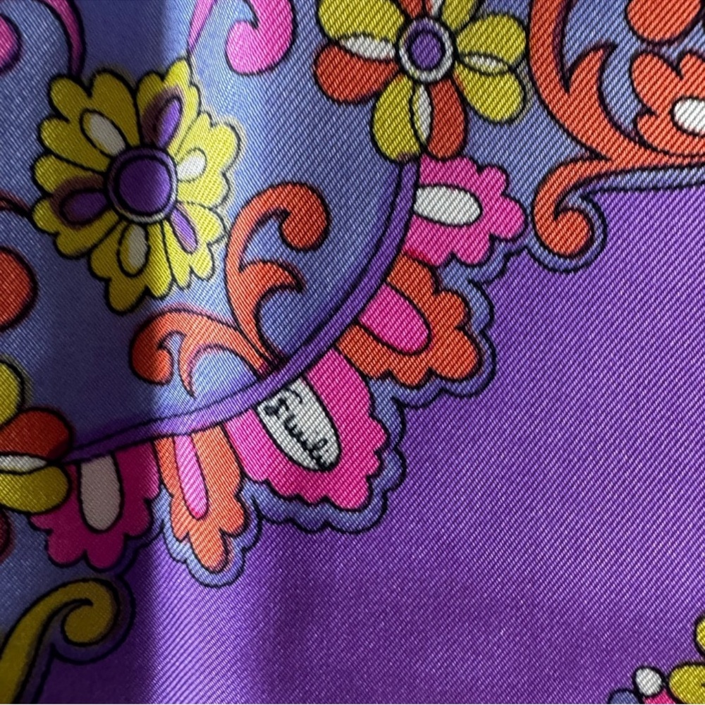 Vintage Emilio Pucci Silk Print Scarf - Picture 8 of 8